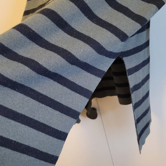 Organic John Patrick Striped Cashmere Sweater Medium - Picture 4 of 6